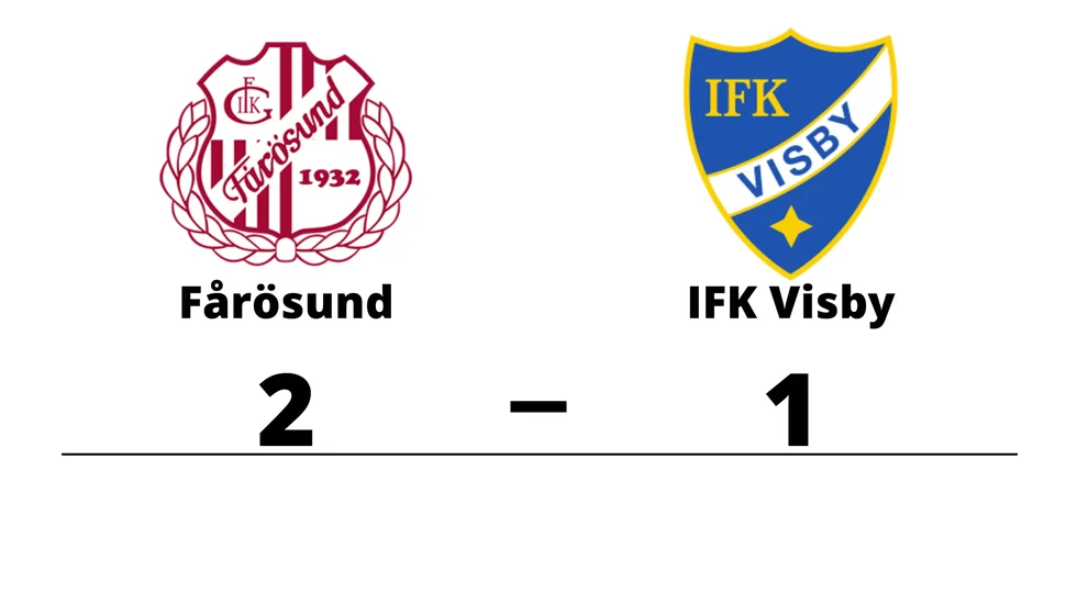 Fårösunds GOIK vann mot IFK Visby
