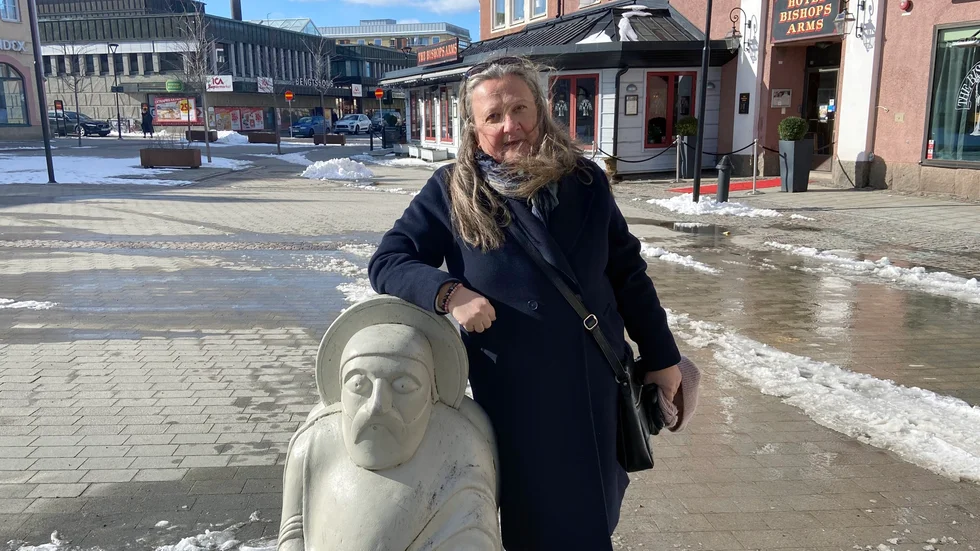 Inger Alfredsson, samordnare för Svenska stadskärnor, har koll på hur ett livligt, pulserande centrum bör se ut. Hon var nyligen på besök i Strängnäs.