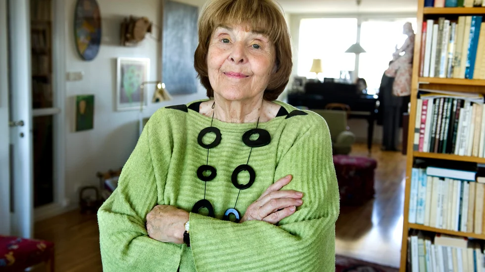 Margareta Strömstedt inför sin 80-årsdag. Arkivbild från 2011.