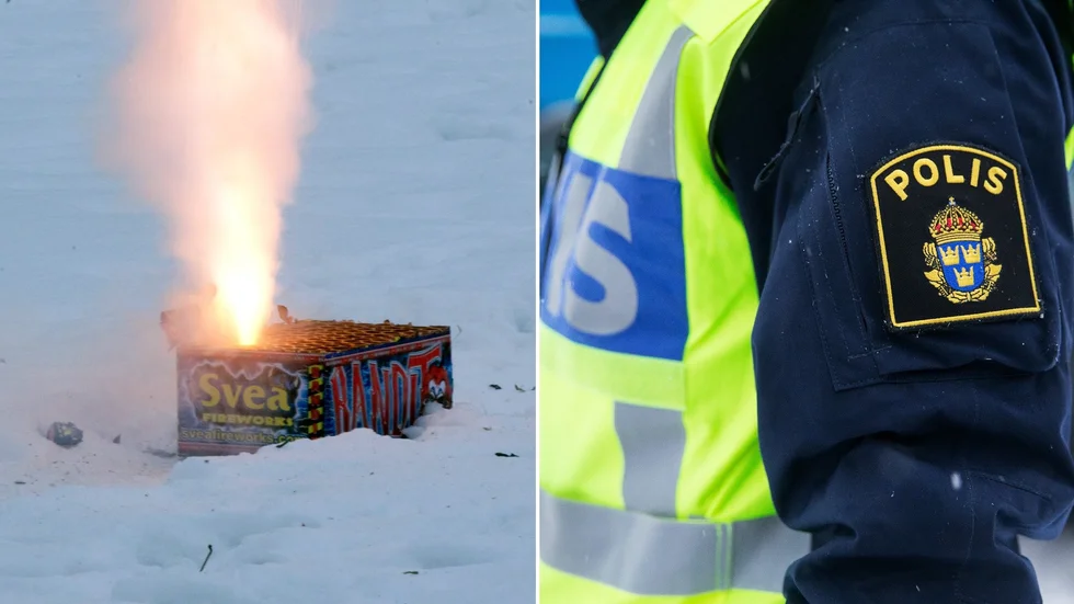 När polisen kom till platsen visade det sig att det troligen var två barn, båda under 15 år, som låg bakom smällarna i trapphusen.