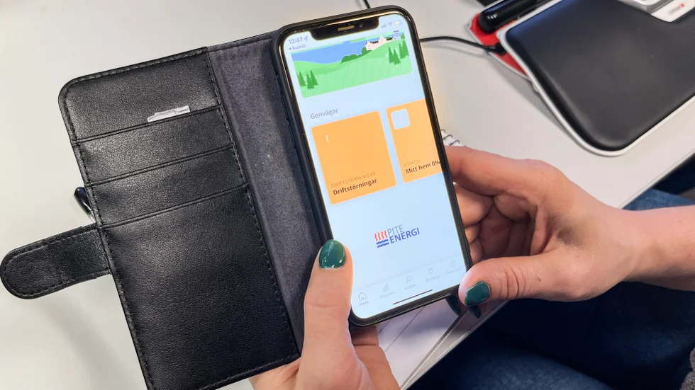 Med Pite Energis app kan företagets kunder hålla koll på elpriser, se sin förbrukning och även jämföra sin egen elkonsumtion med andra hushåll.