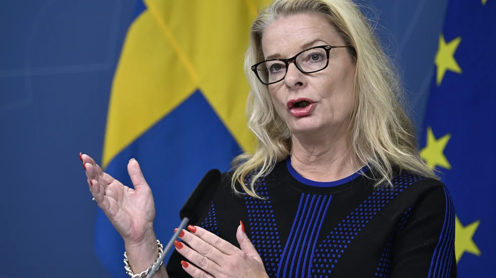 Skolminister Lotta Edholm (L). Arkivbild.