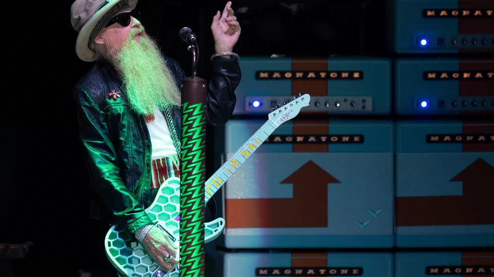 Billy Gibbons ansluter till Sweden Rock. Arkivbild.