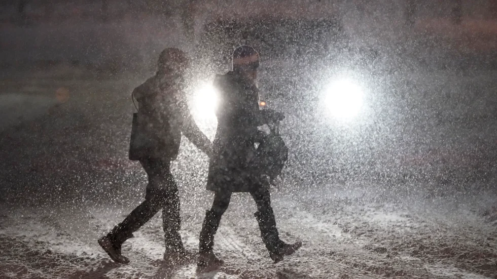 Under tisdagsnatten drar snöfallet in över vårt område. 