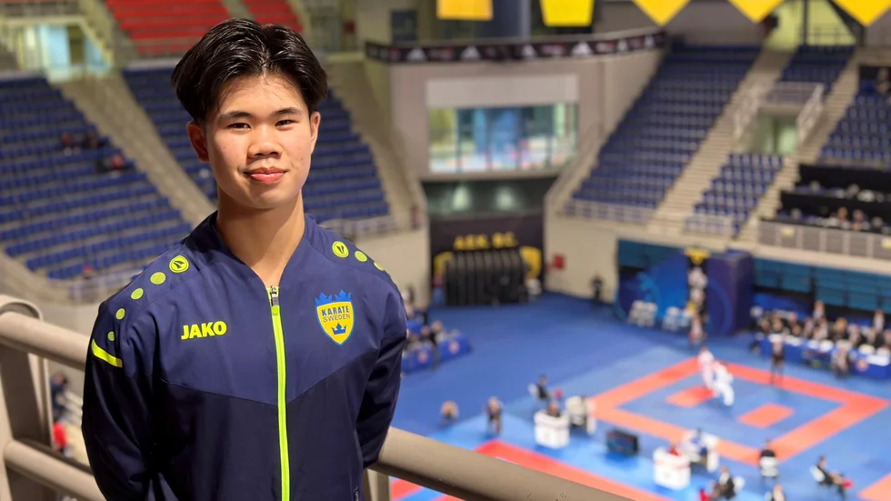 Junioren Anthony Vu blev 21:a i sin Serie A-debut bland seniorerna i Aten.