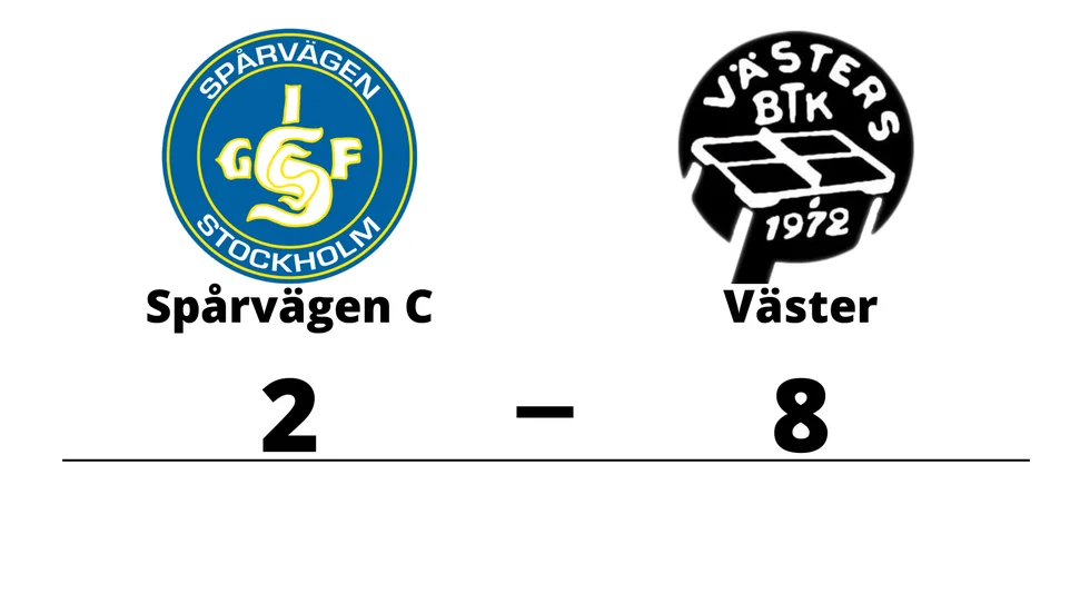 Spårvägens BTK C förlorade mot Västers BTK