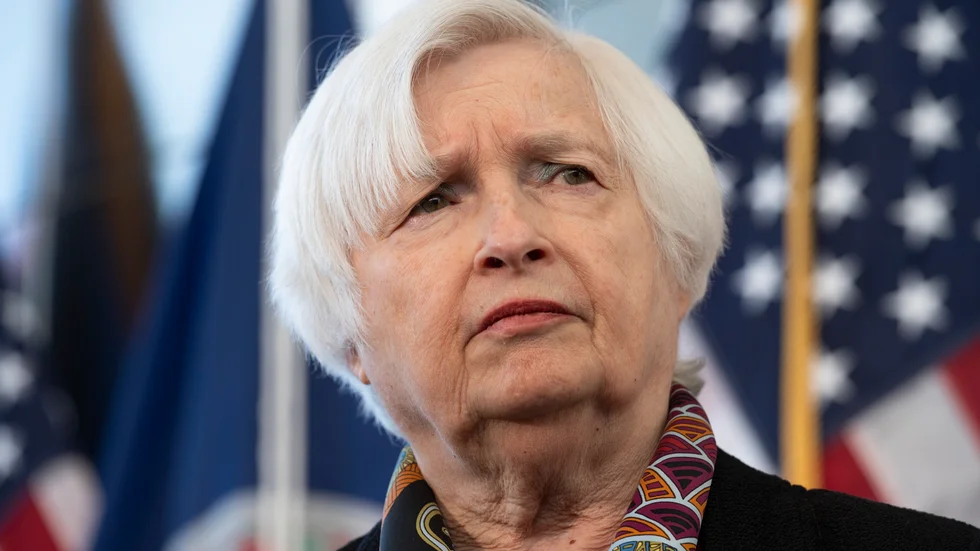 Finansminister Janet Yellen. Arkivbild.