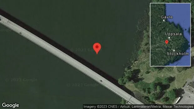 Fordon stillastående på E18