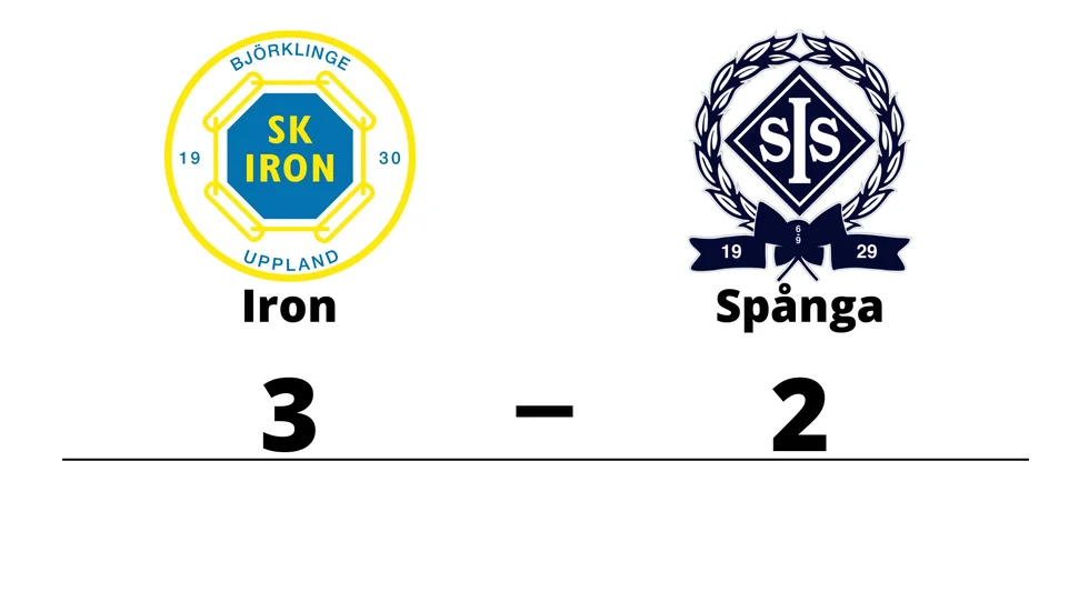 SK Iron Hockey vann mot Spånga IS IK