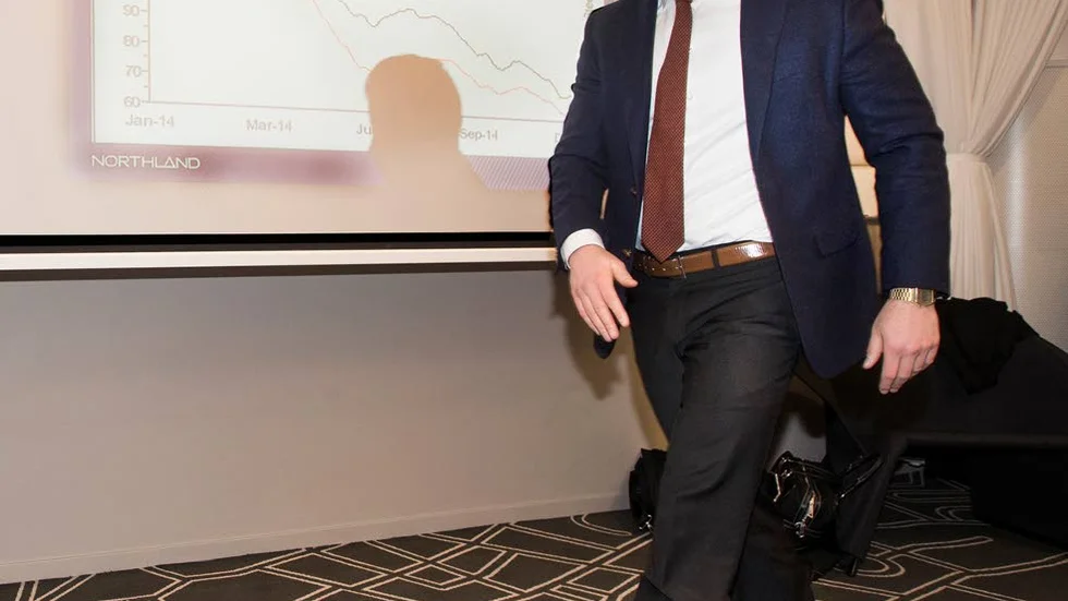 KAMP MOT TIDEN. Hans Andersson, konkursförvaltare för Northland resources. Numera förfogar han endast över bearbetningstillståndet och Sahavaaragruvan. Resten äger konsortiet Abecede.