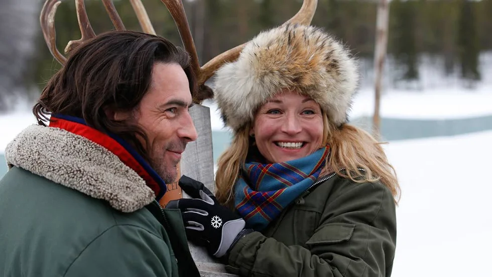 Ola Rapace och Martina Haag spelar huvudrollerna i den Jokkmokksinspelade filmen.
