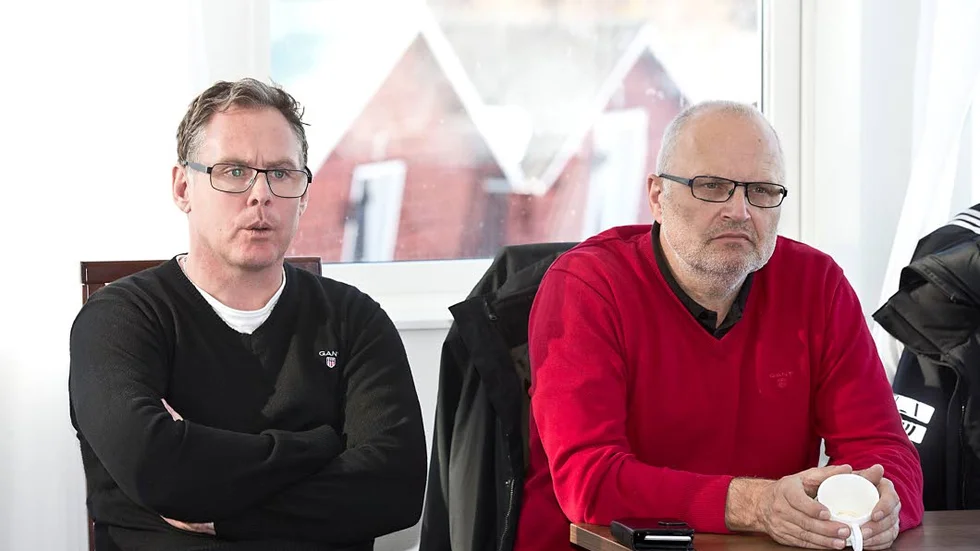 Letar förstärkning. Leif Strandh, sportchef i Piteå IF, och Anders Eriksson, är på jakt efter nyförvärv.