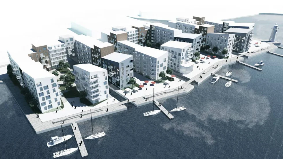 JÄTTESATSNING. Klimatförändringarna kan göra så att ”Lilla Venedig” får problem, hävdar miljökontoret. I ett extremt läge kan vågor nå bottenvåningen och rinna ner i källaren.