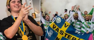 Oskar, 17, från Enköping blev svensk mästare i bandy