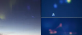 Ljusfenomen på himlen – i samband med raketuppskjutning