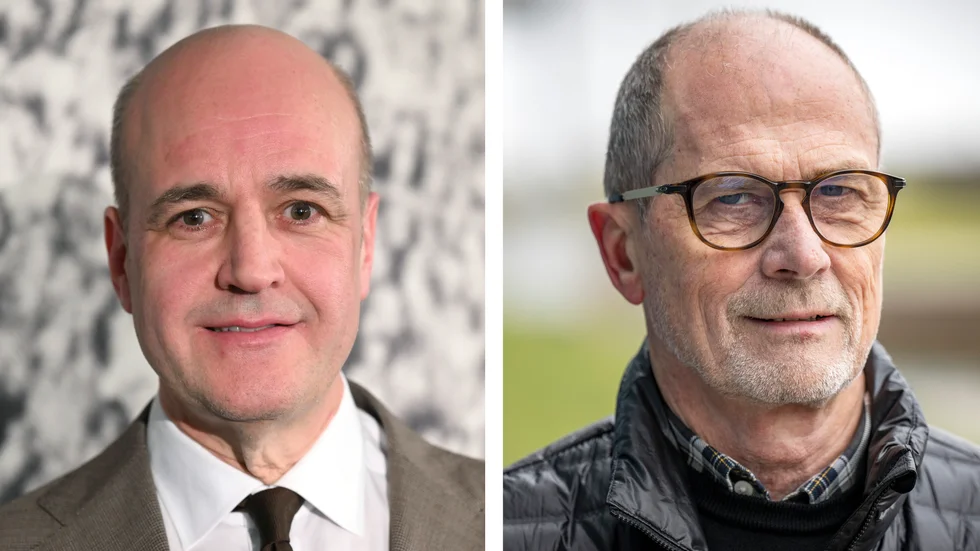 Fredrik Reinfeldt och Lars-Christer Olsson.