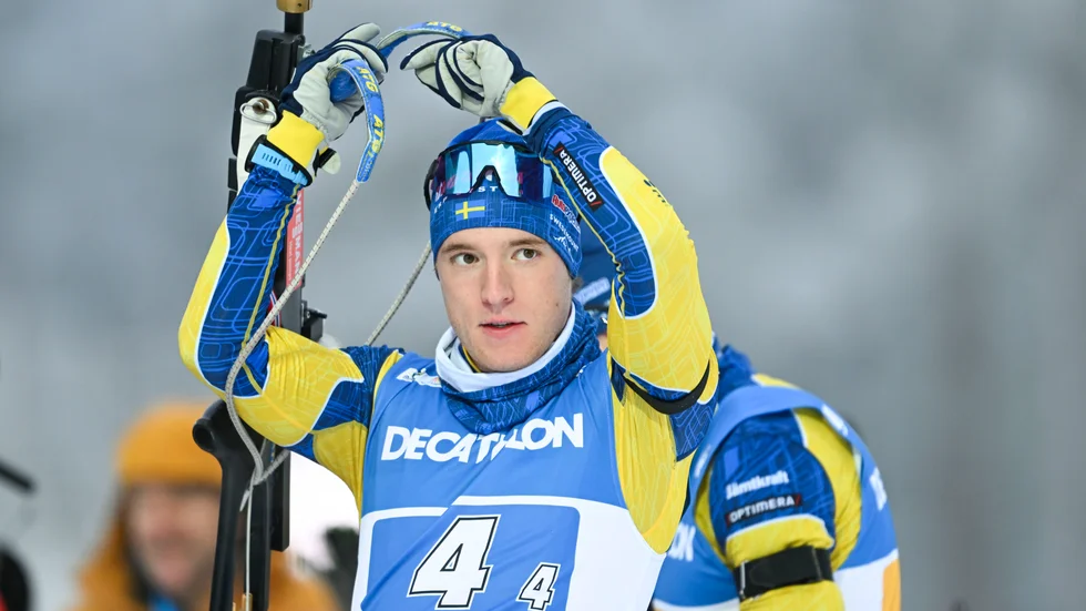 Sveriges Sebastian Samuelsson slutade sjua i masstarten. Arkivbild.