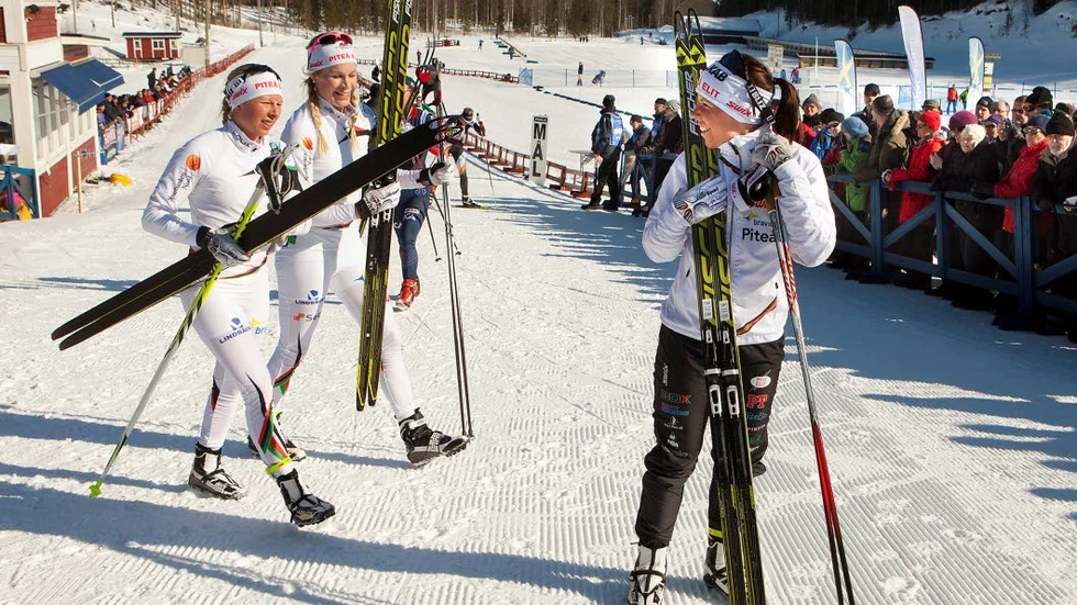 Piteådominans. Mia Eriksson, Jennie Öberg och Charlotte Kalla är samtliga uttagen tilll VC-tävlingarna i Davos.