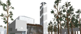 Ingen minaret på moskén – men ett utsiktstorn