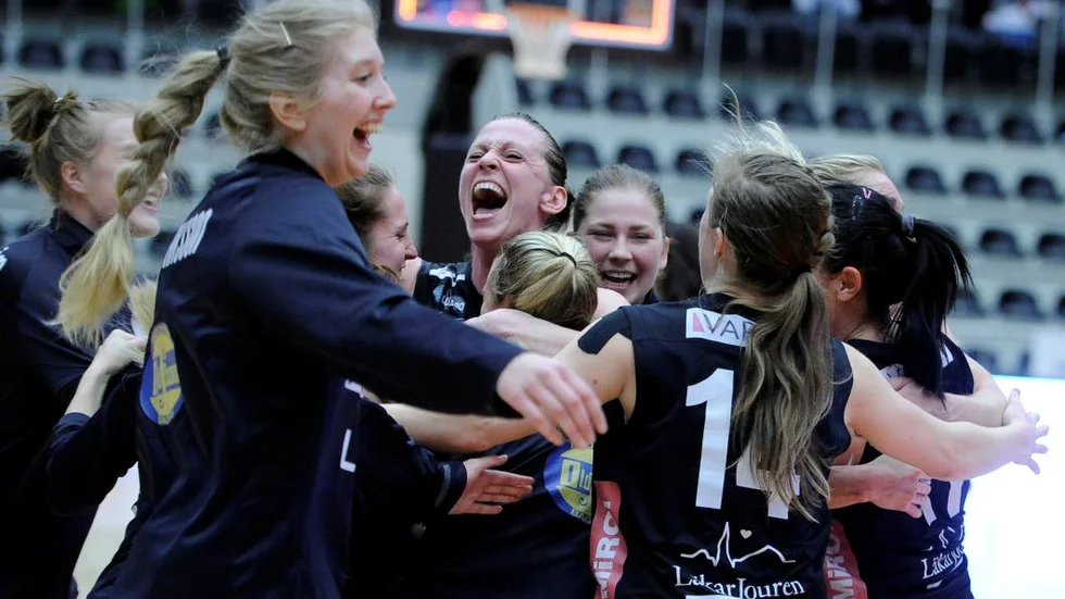 Glädje. Northland Basket är bara en seger ifrån det efterlängtade SM-guldet.