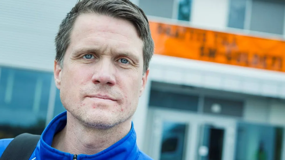 KLART BESKED. Landslagstränaren Lasse Johansson länmnar Norrköping Dolphins.