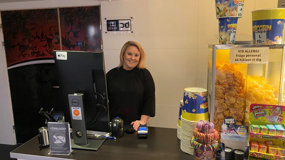 Sandra Bergström driver Röda kvarn i Kalix.