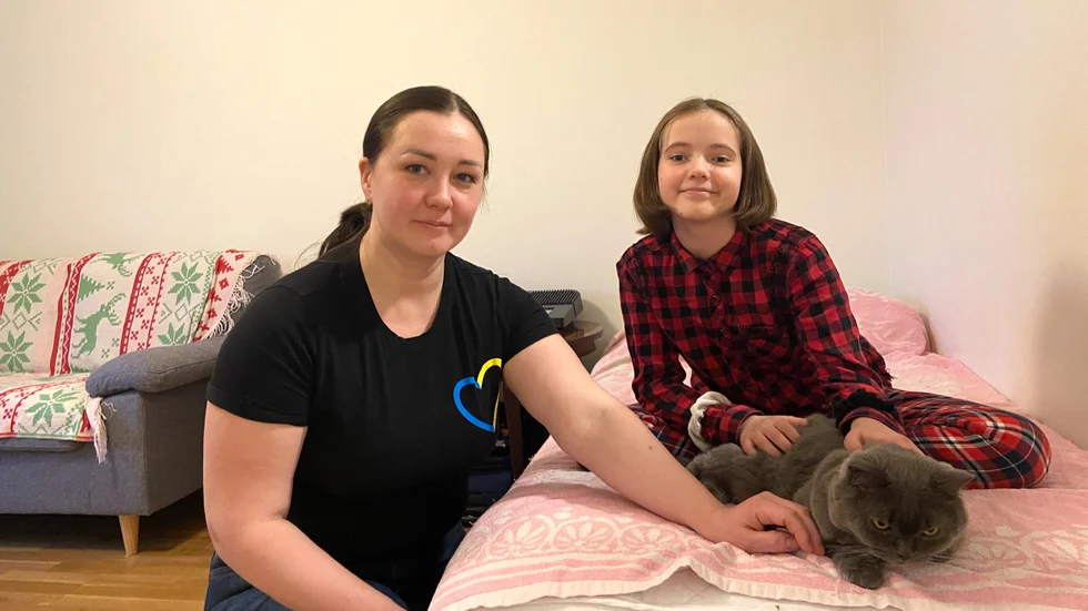 Anastasia Burnukina, dottern Sonya och katten Mars trivs alla i sitt nya hem i Östra Kungsladugården. "Jag är redo för det här nu", säger hon om livet i Nyöping.