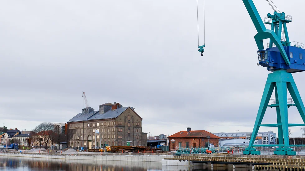Inre hamnen är ett av de byggprojekt som pågår i Norrköping.