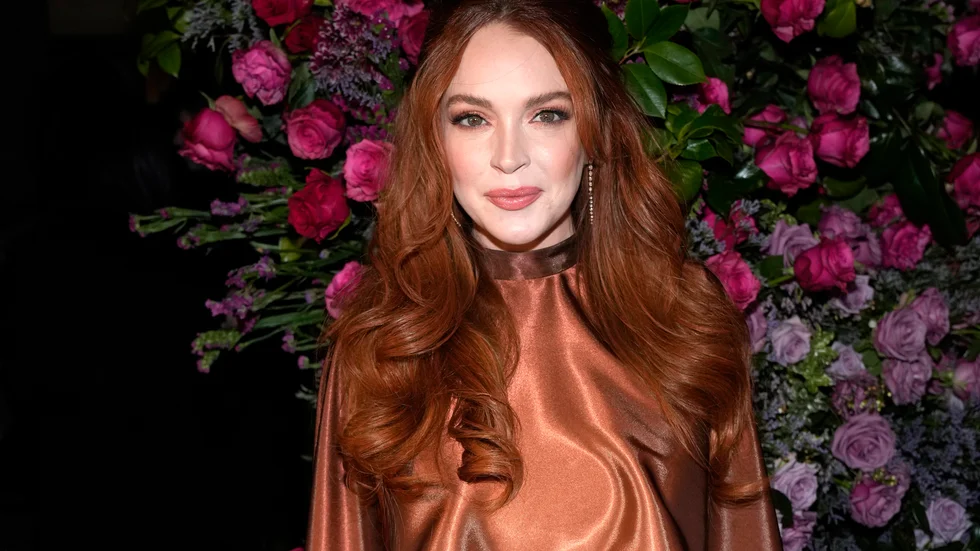 Lindsay Lohan väntar sitt första barn. Arkivbild.