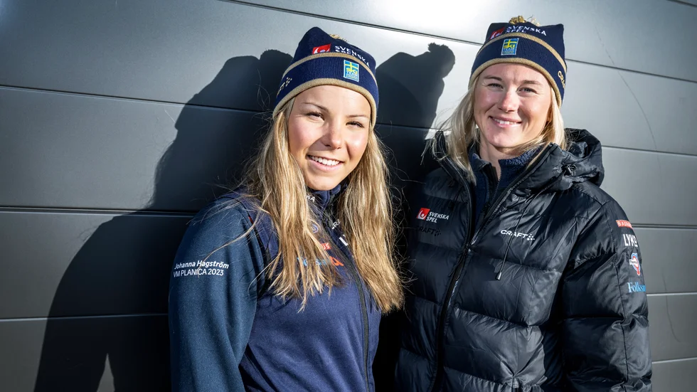 Johanna Hagström och Maja Dahlqvist utmanar Nadine Fähndrich, Schweiz, om totalsegern i sprintcupen.