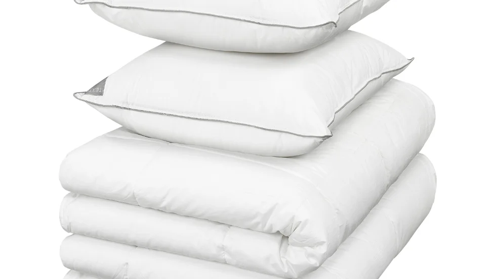2 pack Hotellkudde & 2-pack Hotelltäcke 
