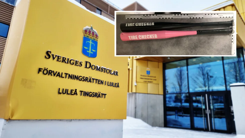 I mannens bil påträffade polisen två däcktestare.