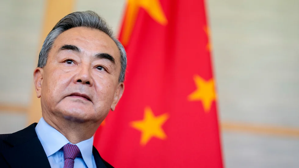 Wang Yi har gjort en anmärkningsvärd karriär och är sedan nyår föreståndare för det kinesiska kommunistpartiets kommission för utrikespolitik, ett stort kliv uppåt från utrikesministerposten. Arkivbild.
