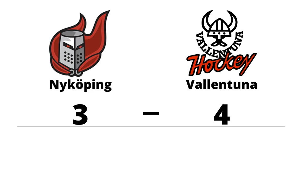 Nyköpings HF Ungdom förlorade mot IF Vallentuna BK Ishockey