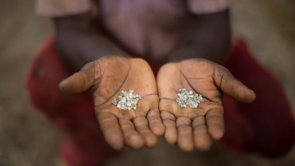 Ryska miljardintäkter från diamantgruvor har blivit en het fråga inför nästa sanktionspaket från EU. Arkivbild