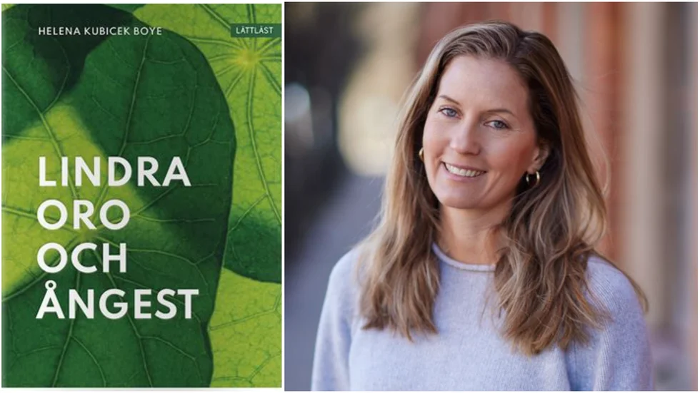 "I boken finns flera metoder som kan lugna och lindra oro som läsaren på egen hand kan använda sig av hemma", säger författaren och psykologen Helena Kubicek Boye.