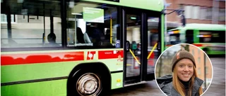Lovisa, 31, fick åka buss gratis i en månad – nu utvärderas pendlingstestet: "Önskar att de gick oftare"