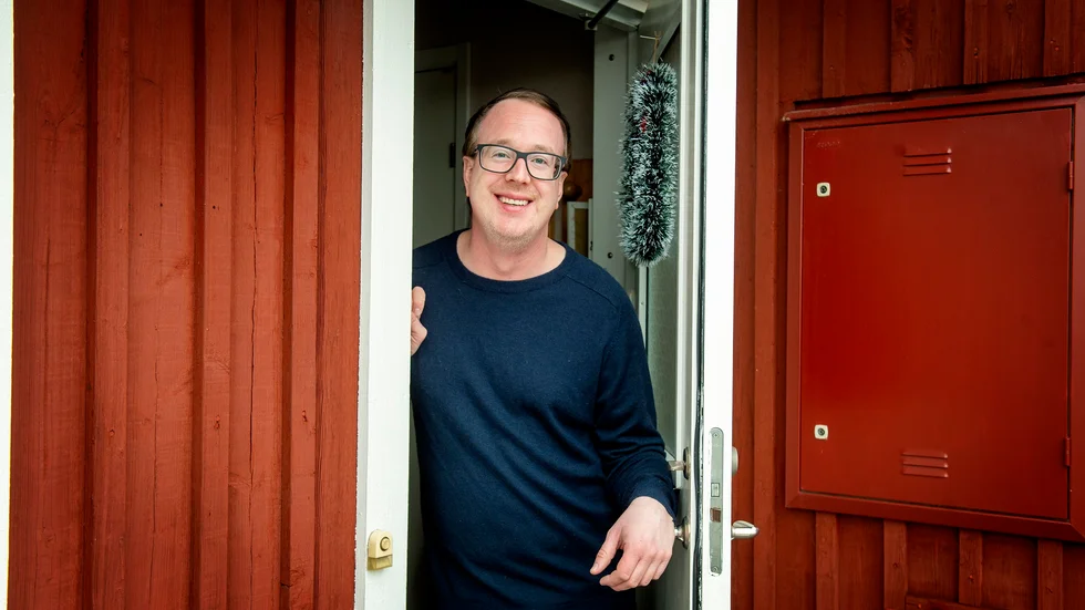 Välkommen till Borgdalsgången – en riktig raketgata. Joakim Berglunds mamma köpte radhuset 1989. Värdet har ökat betydligt sedan dess.