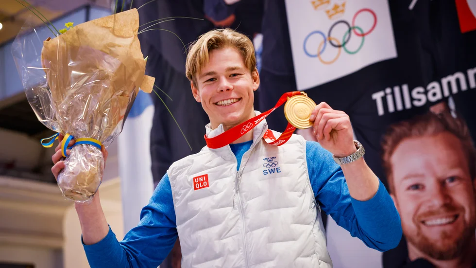 Walter Wallberg, som tog OS-guld i Peking i början av året, står över världscuppremiären i Ruka. Arkivbild.