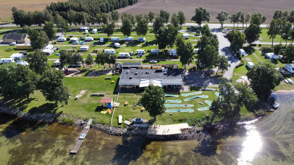 Säsogen 2022 på Vadstena camping ska varit bättre än förra året, enligt vd Marita Fagrell.