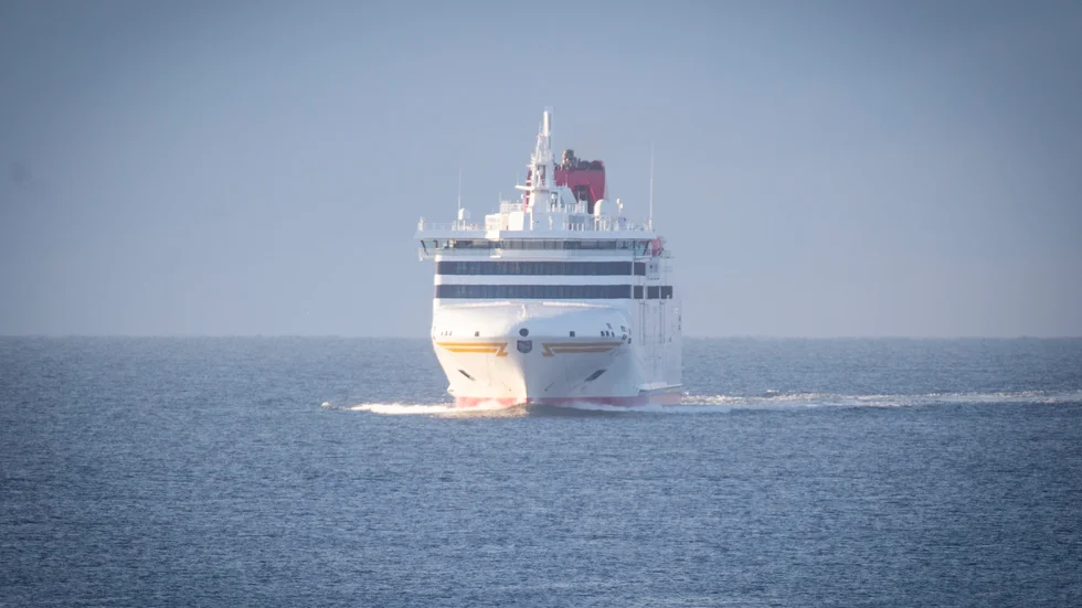 Destination Gotlands färja mellan Visby och Nynäshamn är försenad under fredagen.