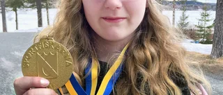 15-åriga Anja drog upp guldet