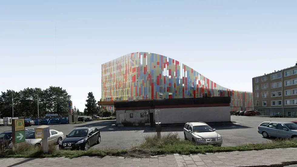 P-brist? Uppemot 650 personer kommer jobba i Luleå office building. I garaget finns 130 platser.  "Tillräckligt dimensionerat", säger Johan Lång, Diös fastighete.