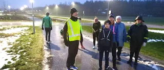 Lyktloppet genomfördes trots regn och rusk