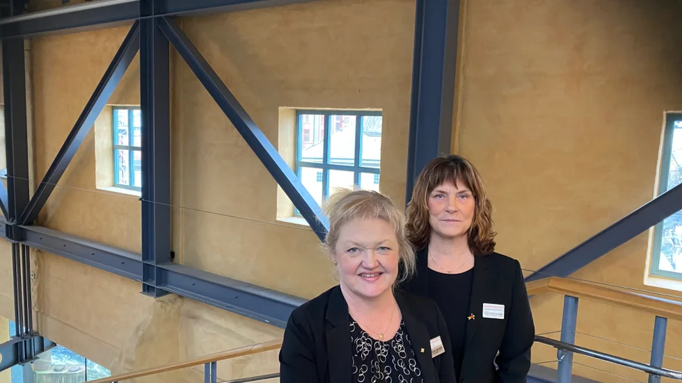 Liselotte Andersson och Carina Johansson på Louis De Geer konsert & kongress tror att Bok- och poddfestivalen är något som saknats i utbudet av kultur.