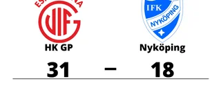 Storseger för HK GP hemma mot Nyköping