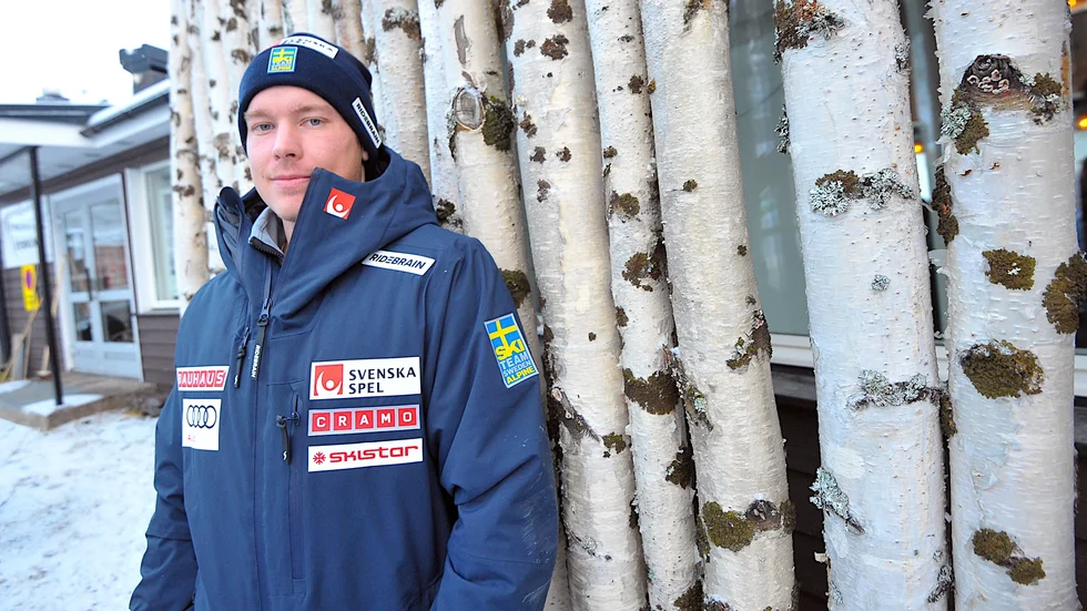 Kristoffer Jakobsen, Storklintens AK, ser fram mot frdagens kvällsslalom i Madonna di Campiglio.