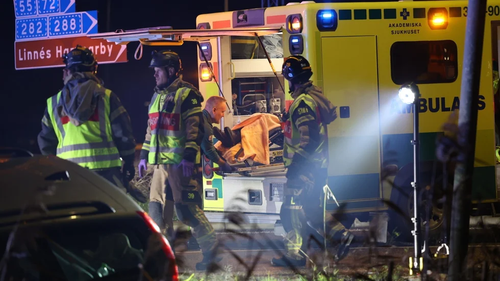 En kollision mellan två personbilar inträffade på onsdagskvällen i Fyrislund. 