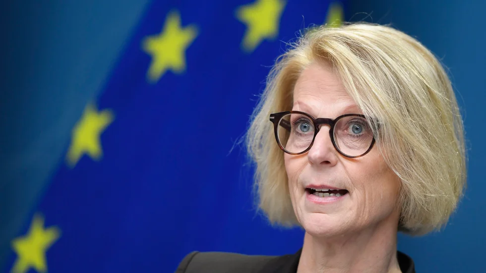 Om två månader ska finansminister Elisabeth Svantesson (M) leda mötena för EU-ländernas finansministrar. Men hon missar första chansen att träffa dem – finansministermötet i Bryssel den 8 november krockar med hennes egen presentation av budgetpropositionen. Arkivbild.
