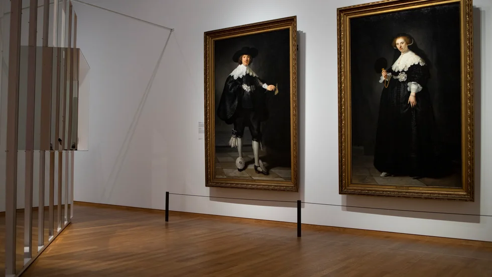 Rembrandts målningar har visats på bland annat Rijksmuseum i Amsterdam. Arkivbild.
